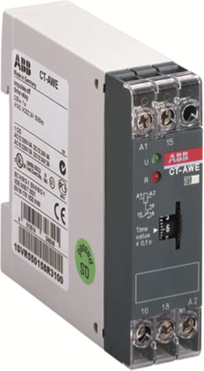ABB CT-AWE Industrial Relay / Timer Module - Industrial Automation Part