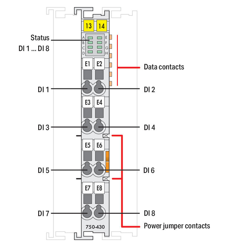WAGO 750-430 Digital Input Module - additional view 1