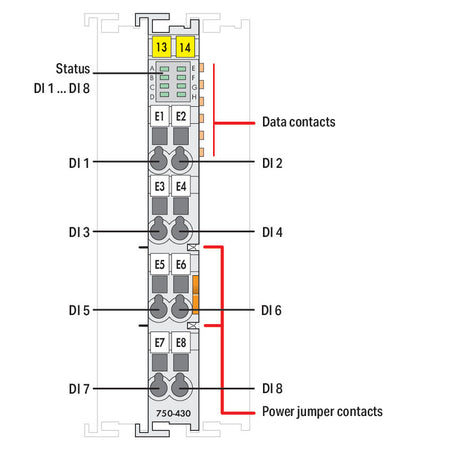 WAGO 750-430 Digital Input Module - additional view 1