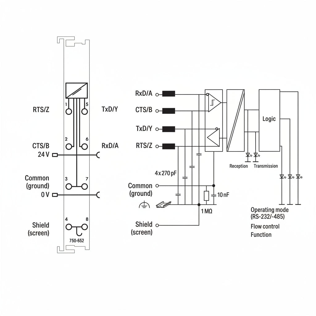 WAGO 750-652 Serial Interface Module - additional view 3