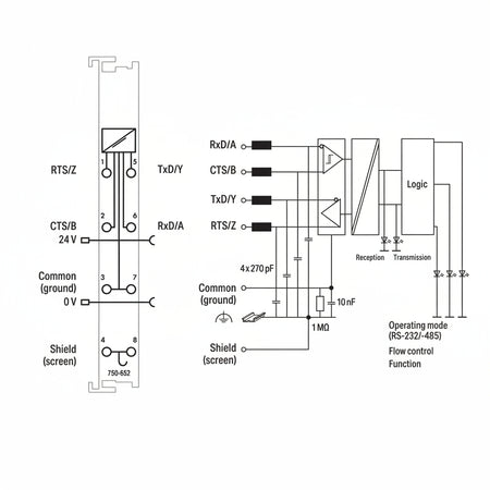 WAGO 750-652 Serial Interface Module - additional view 3