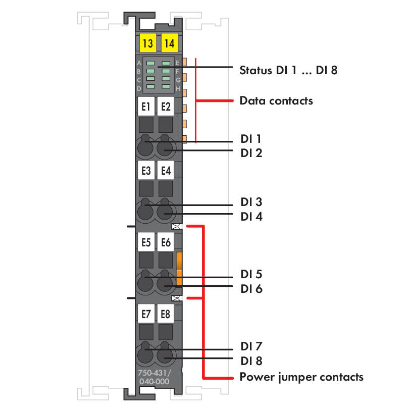 WAGO 750-431 Digital Input Module - additional view 2