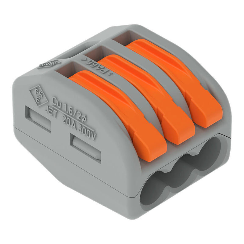 WAGO 222-413 Terminal Block - white background