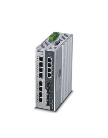 1026922 Phoenix Contact - Industrial Ethernet Switch - FL SWITCH 4004T-8POE-4SFP - industrial automation part - image 1