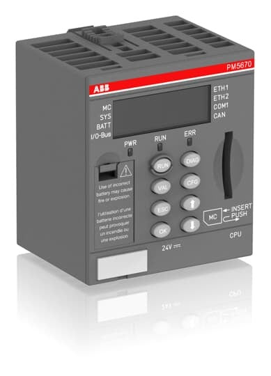 ABB PM5670-2ETH PLC / DCS Automation Module - Industrial Automation Part
