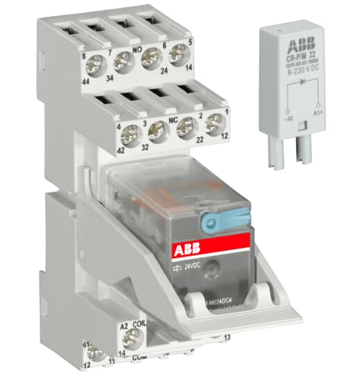 ABB CR-M230AC4LS92CV Industrial Relay / Timer Module - Industrial Automation Part
