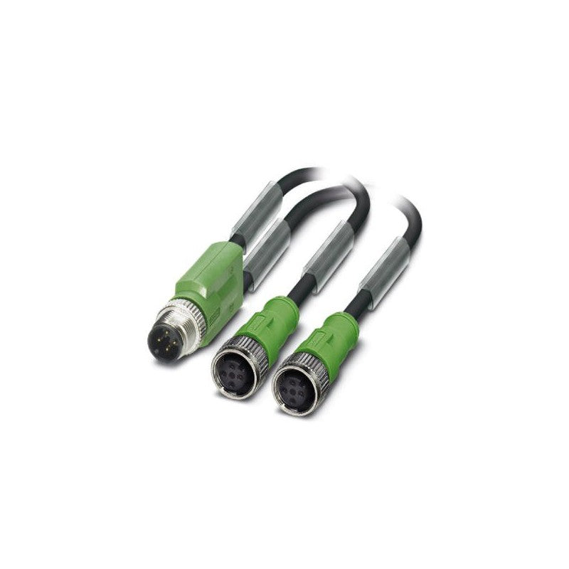 1510722 Phoenix Contact - SAC-4P-M12Y/2X0,3-PUR/M12FS VP - industrial automation part - image 1