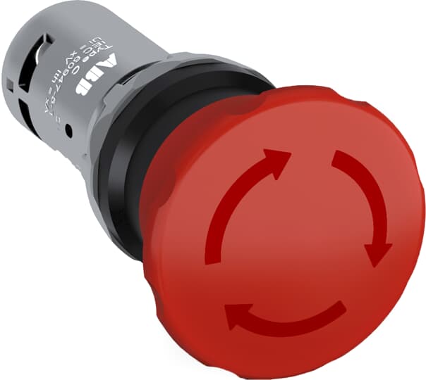 ABB CE4T-10R-02 Industrial Pushbutton / Pilot Device - Industrial Automation Part