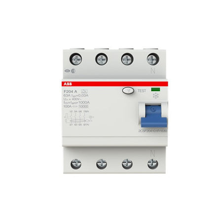 ABB F204 A-63/0.03 Residual Current Device (RCD) - Industrial Automation Part