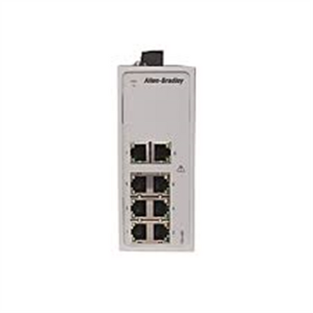 Allen-Bradley 1783-BMS10CGN Stratix Managed Ethernet Switch white background product image