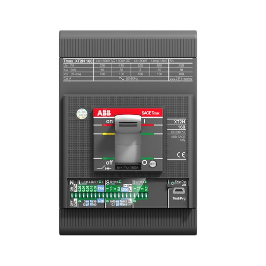 ABB XT2N 160 Ekip LS/I In=160A 3p F F Molded Case Circuit Breaker - Industrial Automation Part