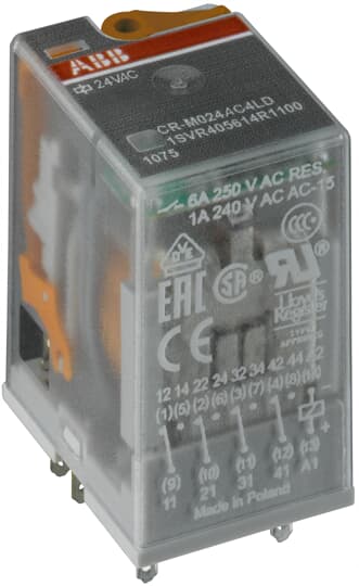 ABB CR-M230AC3L Industrial Relay / Timer Module - Industrial Automation Part