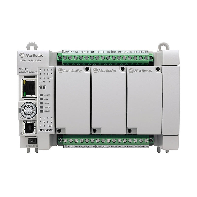 Allen-Bradley 2080-L50E-24QBB - Micro850 24 I/O ENet/IP Controller - Industrial Automation Part