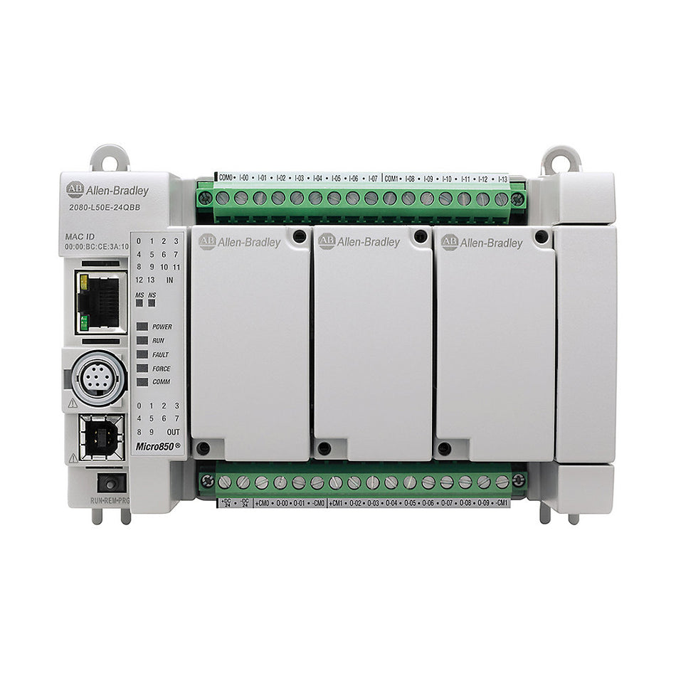 Allen-Bradley 2080-L50E-24QBB - Micro850 24 I/O ENet/IP Controller - Industrial Automation Part