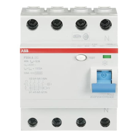 ABB F204 A-40/0.1 Residual Current Device (RCD) - Industrial Automation Part
