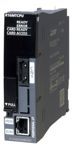 Mitsubishi R16MTCPU Programmable Logic Controller white background product image