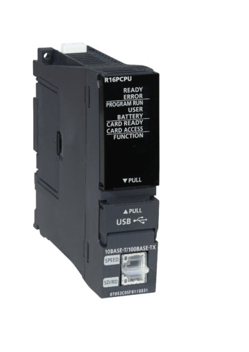 Mitsubishi R16PCPU Programmable Logic Controller white background product image