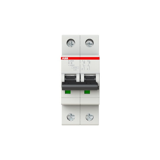 ABB S202-C8 Miniature Circuit Breaker - Industrial Automation Part