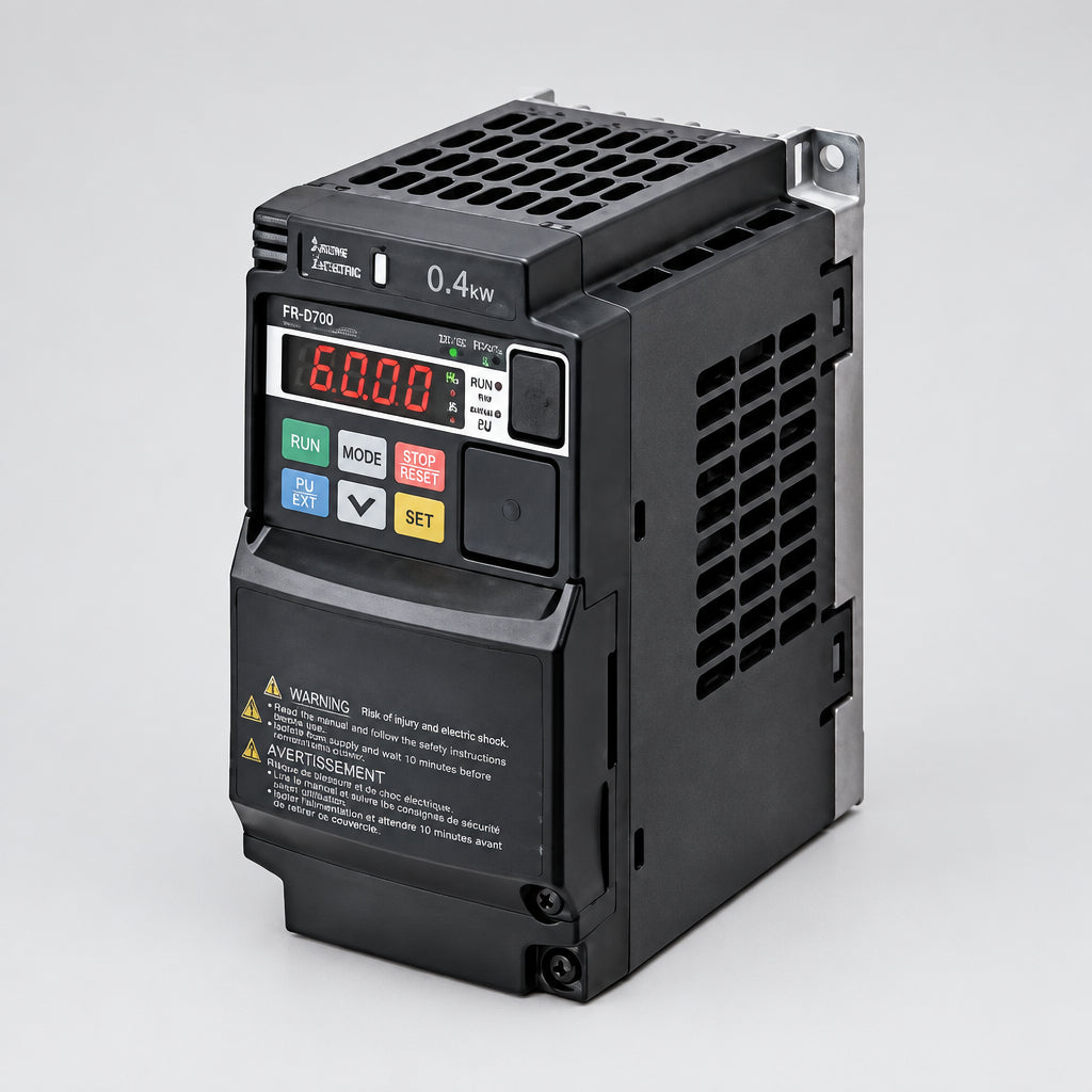 Omron 3G3MX2-AE007-V1 Variable Frequency Drive white background product image