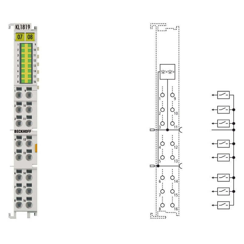 Beckhoff KL1819 Digital Input Module
