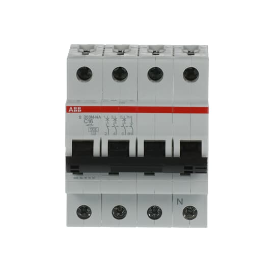 ABB S203M-C16NA Miniature Circuit Breaker - Industrial Automation Part