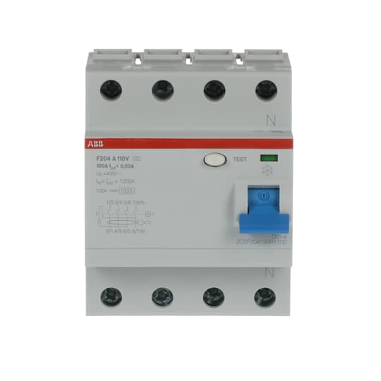 2CSF204199R1100 ABB - F204 A-100/0.03 110V - industrial automation part - image 1