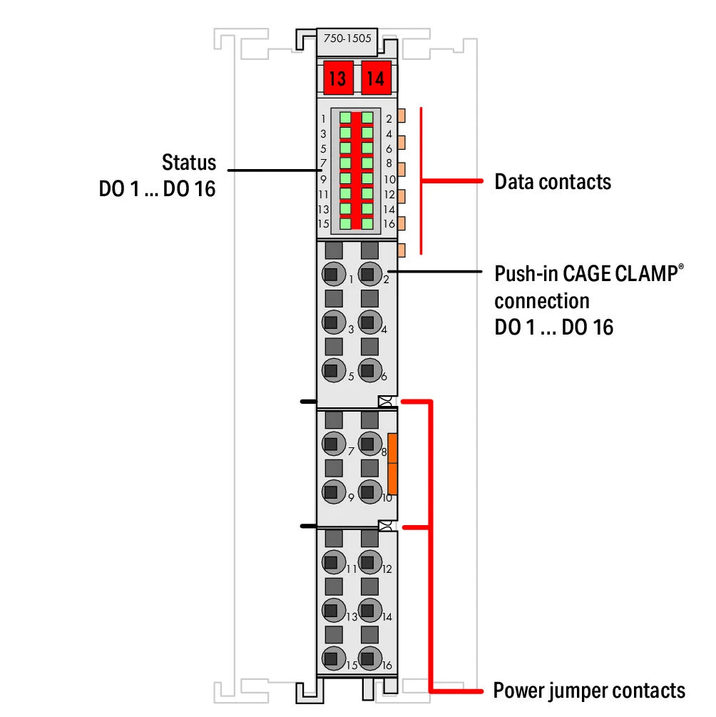 WAGO 750-1505 Digital Output Module - additional view 1