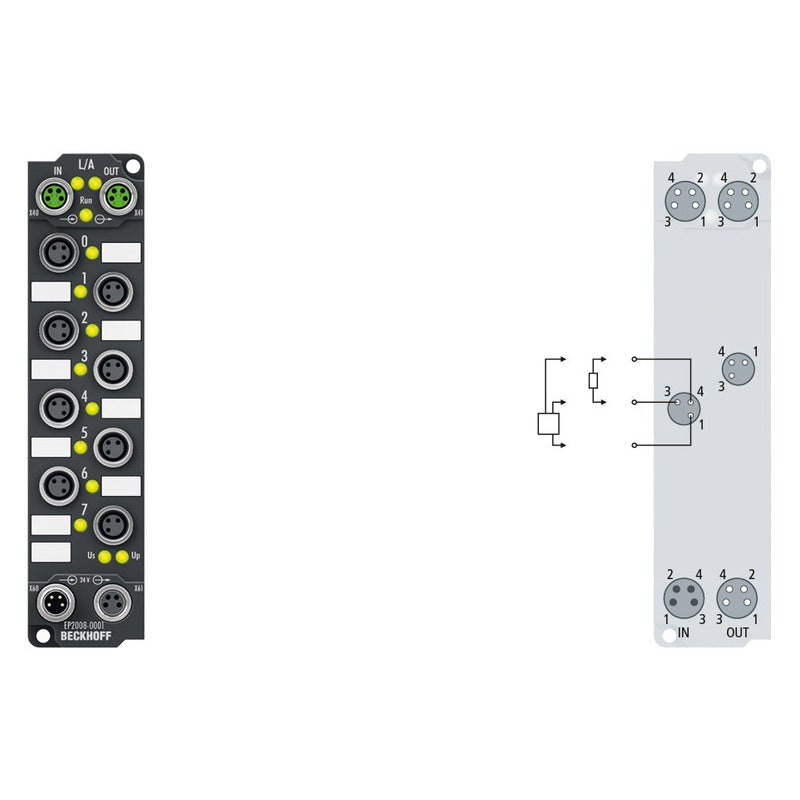 Beckhoff EP2008-0001 I/O Module