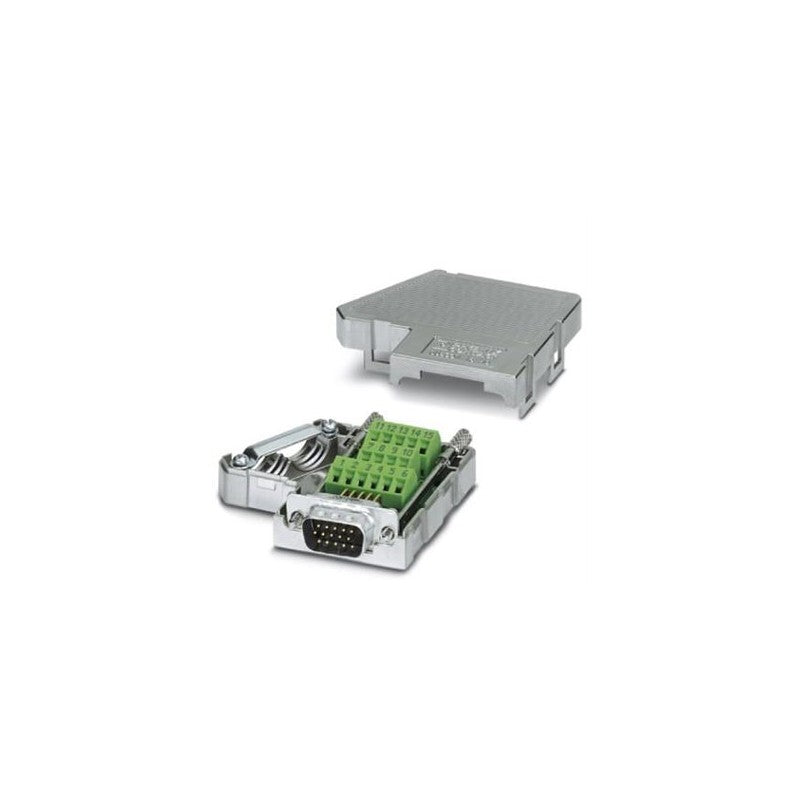 5604602 Phoenix Contact - D-SUB bus connector - SUBCON 15 HD/M-SH - industrial automation part - image 1