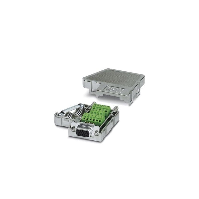 5604603 Phoenix Contact - D-SUB bus connector - SUBCON 15 HD/F-SH - industrial automation part - image 1