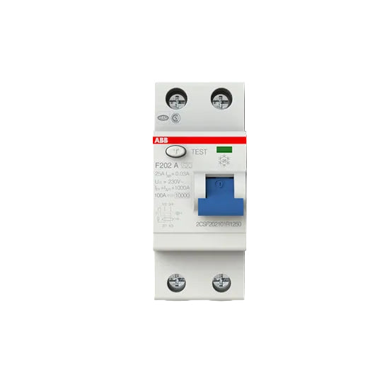 ABB F202 A-25/0.03 Residual Current Device (RCD) - Industrial Automation Part
