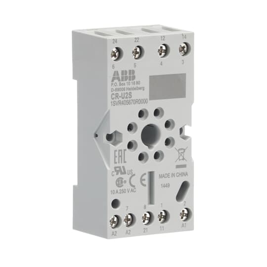 ABB CR-U2S Industrial Relay / Timer Module - Industrial Automation Part