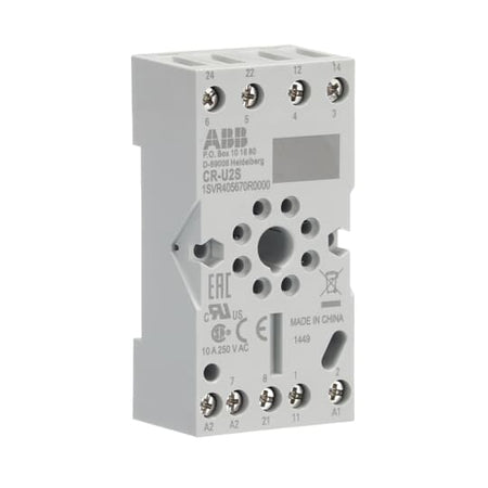 ABB CR-U2S Industrial Relay / Timer Module - Industrial Automation Part
