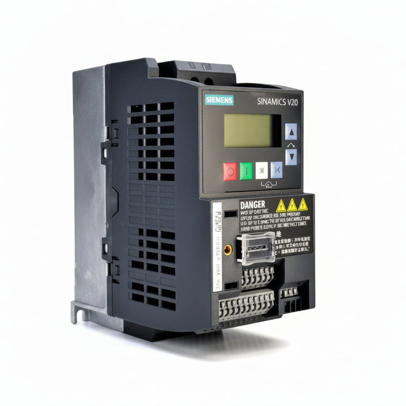 Siemens 6SL3210-5BB17-5UV0 SINAMICS Frequency Converter white background product image
