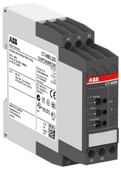 ABB CT-WBS.22S Industrial Relay / Timer Module - Industrial Automation Part