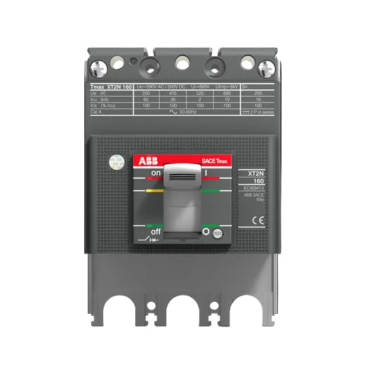 ABB XT2H 160 BREAKING PART 3p F F Molded Case Circuit Breaker - Industrial Automation Part