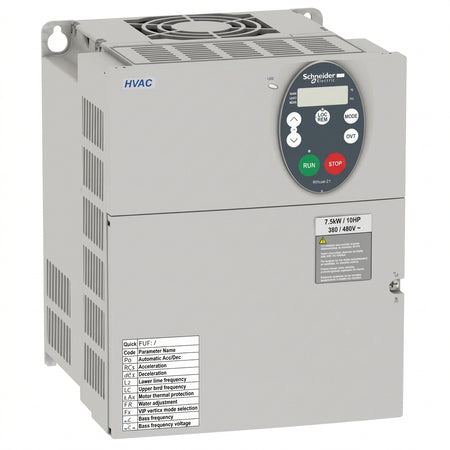 Schneider Electric ATV21HU75N4 Altivar 21 HVAC VFD 7.5kW