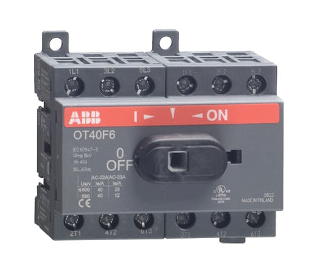 ABB OT40F6 Switch Disconnector / Isolator - Industrial Automation Part