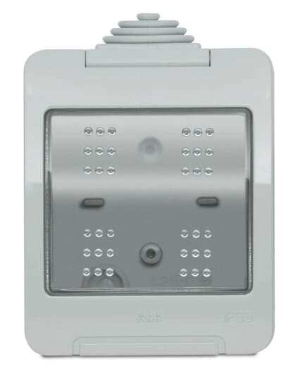 ABB IP55 enclosure, 3 places, 3 modules width Grey - Chiara Industrial Automation Component - Industrial Automation Part
