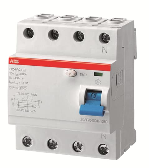 ABB F204 A-63/0.03 110V Residual Current Device (RCD) - Industrial Automation Part