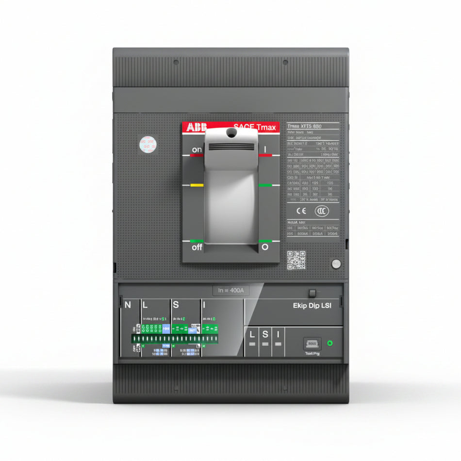 ABB XT5N 400 Ekip Dip LS/I In=400 3p F F Molded Case Circuit Breaker - Industrial Automation Part