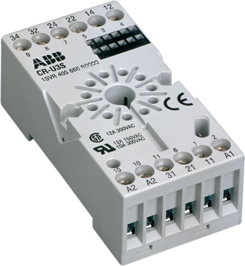 ABB CR-U3S Industrial Relay / Timer Module - Industrial Automation Part
