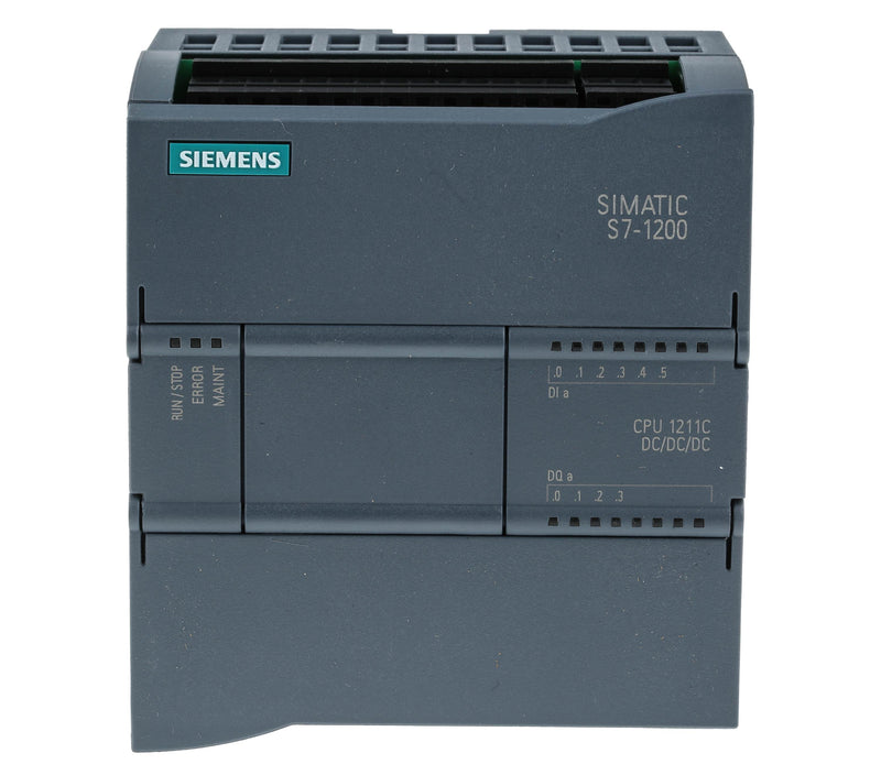 Siemens 6ES7211-1AE40-0XB0 SIMATIC S7-1200 Module white background product image