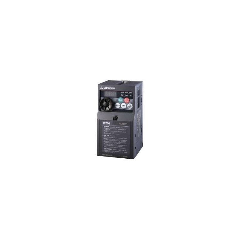 Mitsubishi FR-D720S-008SC-EC Variable Frequency Drive white background product image