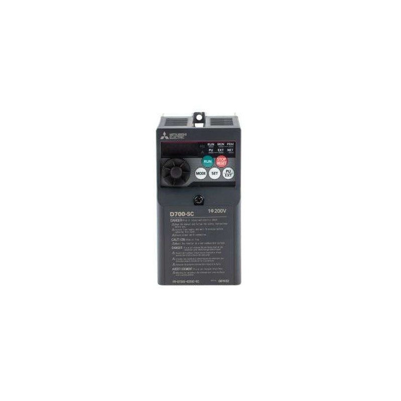 Mitsubishi FR-D720S-025SC-EC Variable Frequency Drive white background product image