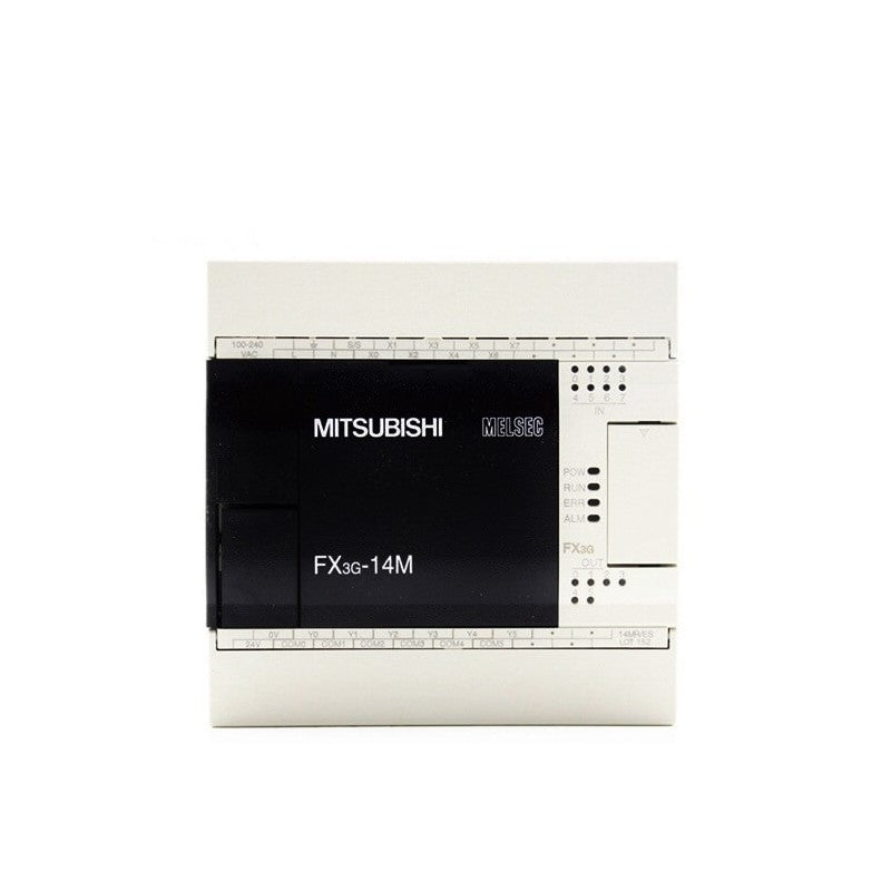 Mitsubishi FX3G-14MR/ES FX Series Compact PLC white background product image