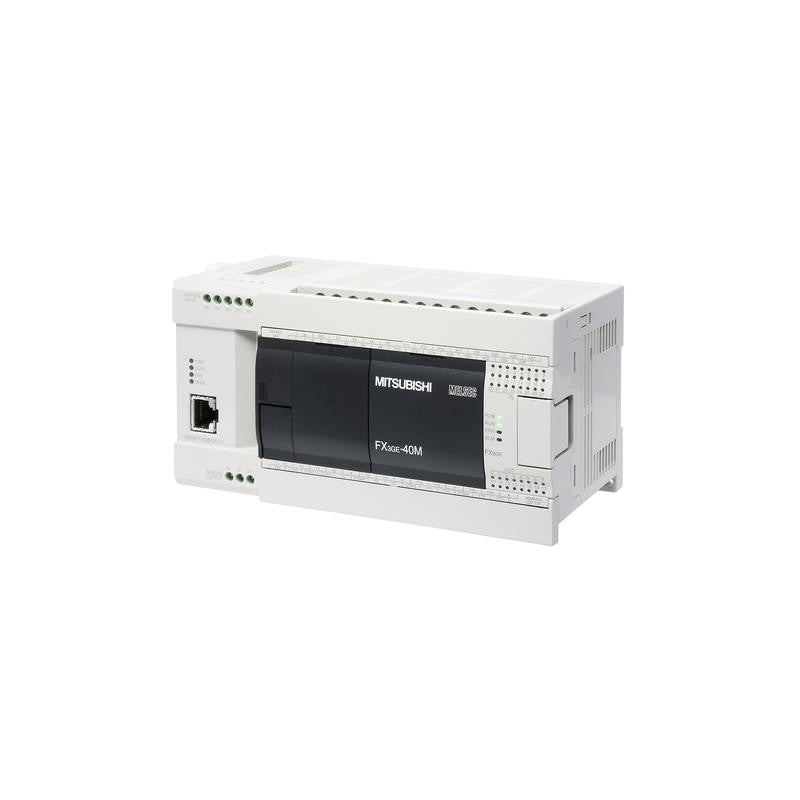 Mitsubishi FX3GE-40MR/ES FX Series Compact PLC white background product image