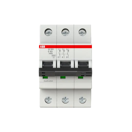 ABB SZ203-C63 Miniature Circuit Breaker - Industrial Automation Part