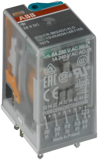 ABB CR-M220DC2LD Industrial Relay / Timer Module - Industrial Automation Part