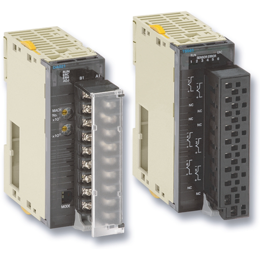 Omron CJ1W-AD042 PLC Module white background product image